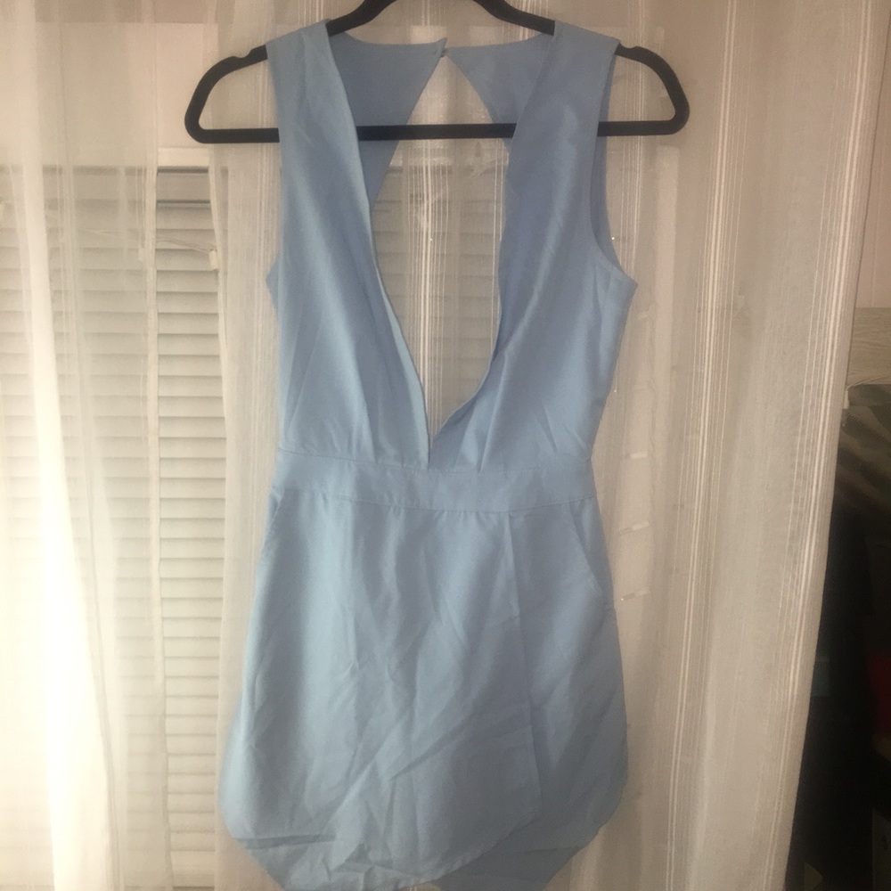 Baby Blue Romper